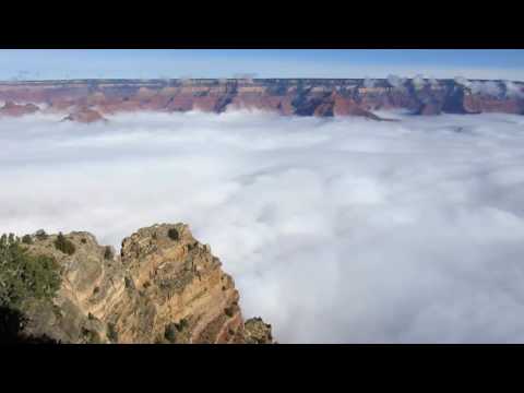 Canyon Clouds Moving Timelapse