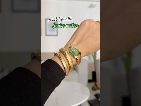 Dream watch Just Cavalli🤩 watch unboxing, luxury watch, trending shorts audio, makeup, review, haul