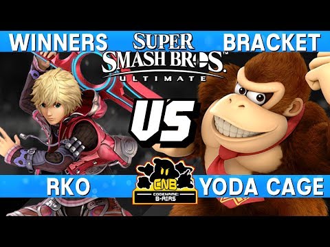 Smash Ultimate - RKO (Shulk) vs Yoda Cage (DK) - CNB 168 Winners Bracket