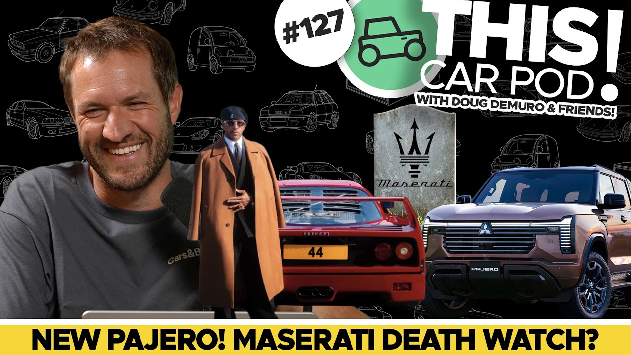 The New Mitsubishi Pajero, Maserati's Death Spiral, and Lewis Hamilton's F40! THIS CAR POD! EP127
