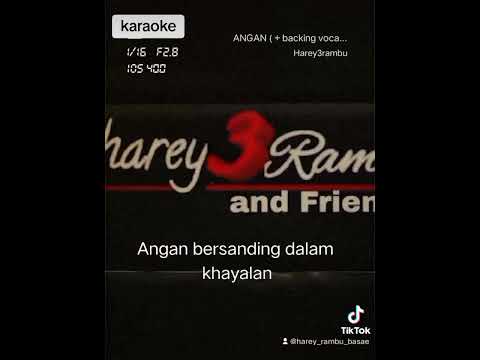 ANGAN - B en Ladin feat Shiha Zikir KARAOKE By @harey3rambu