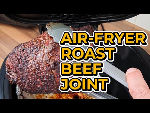 Air-Fryer Roast Beef Joint With Air- Fryer Roast Potatoes