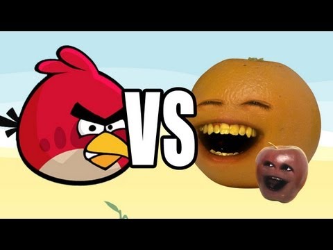 Annoying Orange vs Angry Birds: MIDGET APPLE