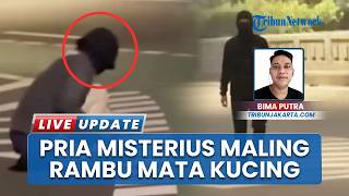 Pria Bertopeng Nekat Congkel Rambu Mata Kucing di Jalan DI Pandjaitan, Pemkot Jaktim Beri Kecaman