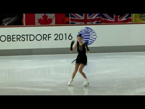 Chiara Panigada- Bronze Ladies I Artistic - 2016 Oberstdorf