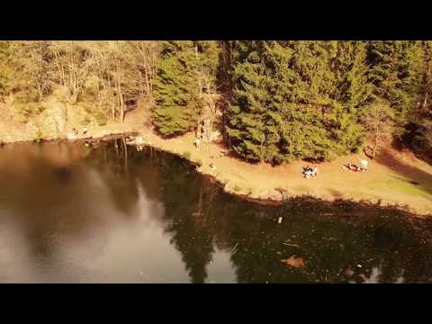 Das ist Thüringen / Bergsee Ebertswiese von Oben