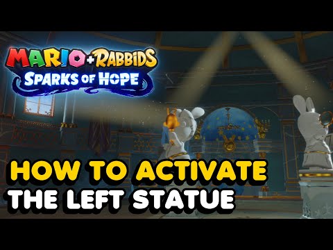 Mario + Rabbids Sparks Of Hope - How To Activate The LEFT Statue In The Winter Palace (Door Guide)