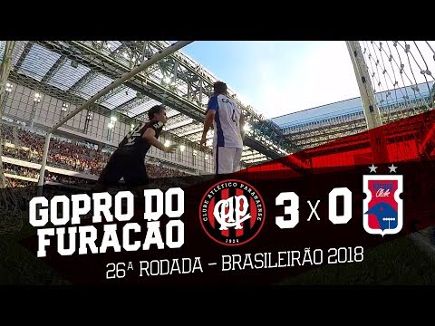 Atlético Paranaense 3x0 Paraná Clube | GOPRO DO FURACÃO