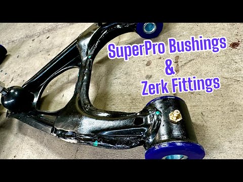 Installing SuperPro Bushings & Zerk Fittings in the Miata