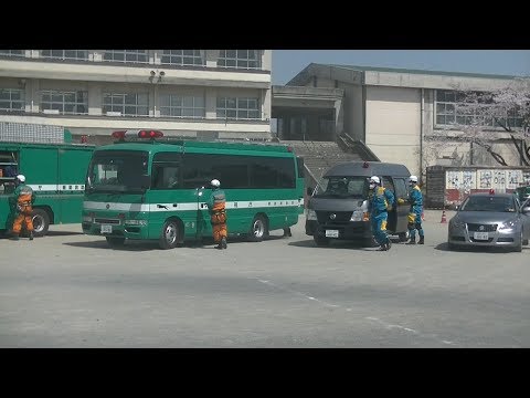 平成30年　警視庁　災害警備合同訓練　倒壊家屋現場での救出