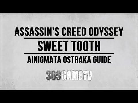 Assassin's Creed Odyssey Sweet Tooth Ainigmata Ostraka Location / Solution (Arkadia)
