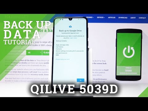 How to Enable Google Backup in QILIVE 5039D – Backup Data