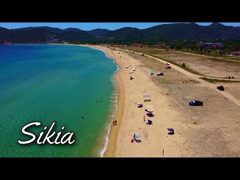 Sikia beach. Sithonia Halkidiki. July 2022