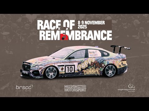 BRSCC LIVE | RACE OF REMEMBRANCE 2025 @ ANGLESEY | 7-9 NOVEMBER 2025 | SATURDAY STREAM
