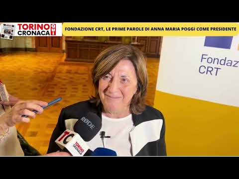 Fondazione Crt, ecco le prime parole della presidente Anna Maria Poggi