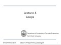 4 4 Loops For Loop And Common Errors