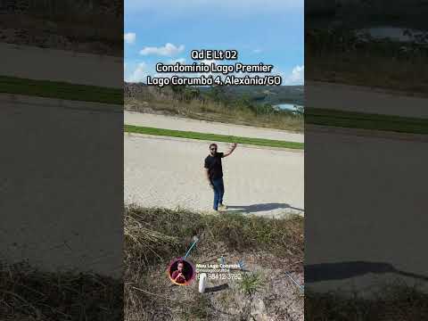 Qd E lt 02 do Condomínio Lago Premier no Lago Corumbá IV em Alexânia/GO
