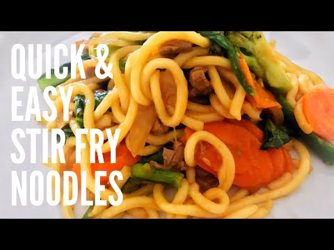Quick and easy Stir Fry Noodle Recipe