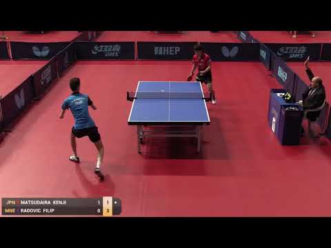Matsudaira Kenji vs Radovic Filip (Croatia Open 2018)