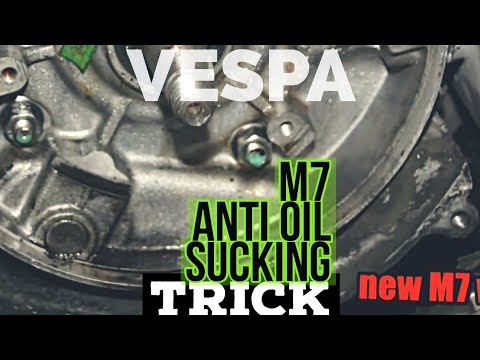 vespa ANTI oilsucking trick: new M7 around crank case / PNP tuning FMPguides - Solid PASSion /