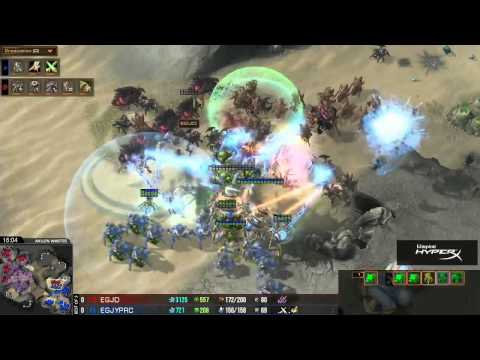 SC2 Jaedong vs JYP ZvP Game 3 Starcraft 2 gameplay