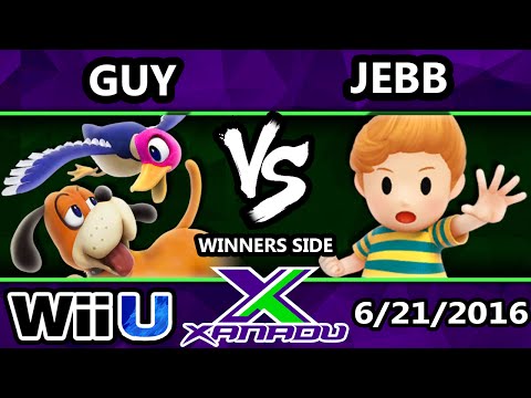 S@X 156 - Guy (Duck Hunt) Vs. Jebb (Lucas) SSB4 Tournament - Smash Wii U - Smash 4