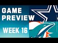 Dallas Cowboys vs. Miami Dolphins | 2023 Week 16 Game Preview