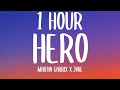 Martin Garrix x JVKE - Hero (1 HOUR/Lyrics)