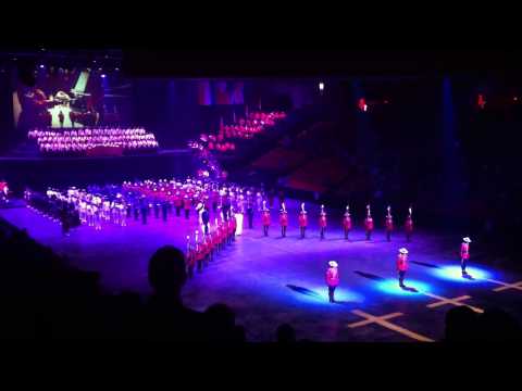 RCMP tribute scene Royal Nova Scotia International Tattoo 2014