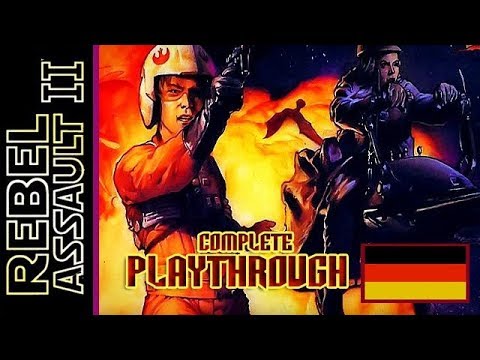 Star Wars: Rebel Assault II - Playthrough Complete German Deutsch