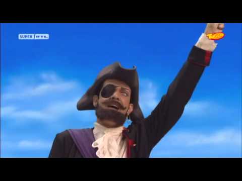 Lazytown pirate song in german