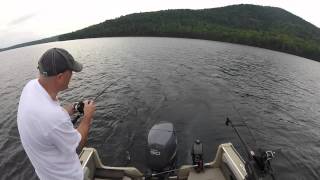 preview picture of video 'Caratunk Maine trolling for Lake Trout'