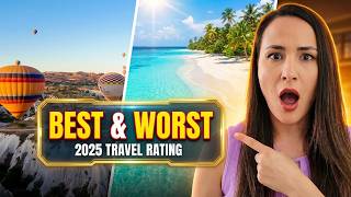 Rating places visited in 2025: Thailand, Greece, Turkey, Italy