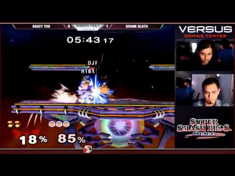 VS Weekly 4/24/16 - Winners Finals - SaucyTho (C. Falcon) vs Drunk Sloth (ICs) - Melee