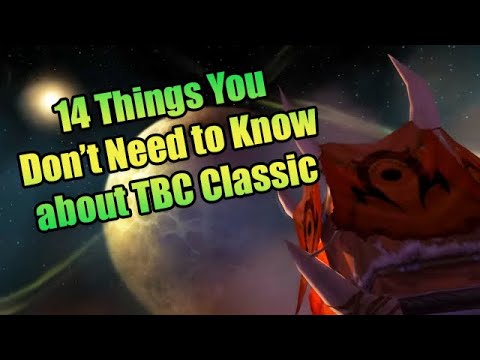 14 Things You Don't Need to Know about TBC Classic Beta