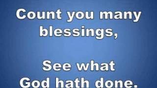 Count your blessings w/ lyrics