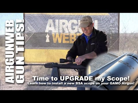 AIRGUN TIPS - My Gamo Swarm Magnum Gen II .22 gets a new BSA Outlook 4-12x44 Optic!