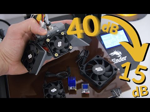 No More Noise! How to Make your 3D Printers quiet (Ender 3 and Anycubic Chiron)