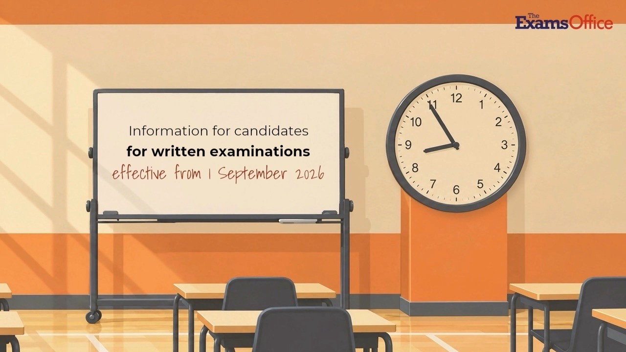 Instructions for candidates