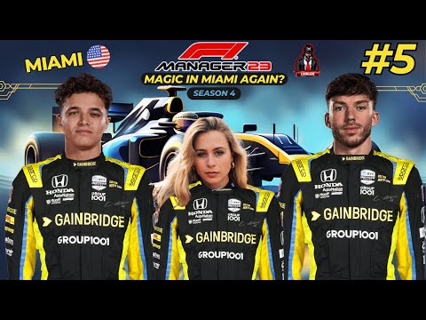 F1 Manager 23 Career | S4 EP 5 | MAGIC IN MIAMI AGAIN? | MIAMI |