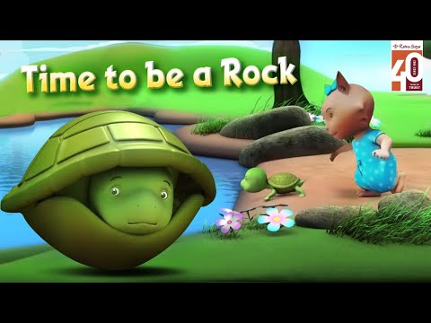 Time To Be A Rock | Why did Toto the turtle turn into a rock? | 3D Animation for Kids by Ratna Sagar