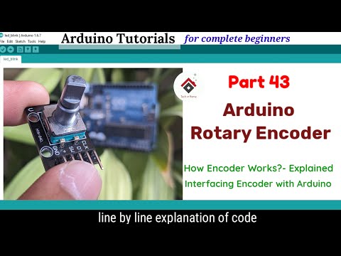 How Rotary Encoder Works and How To Use It with Arduino[with CODE] | Arduino Encoder code explained
