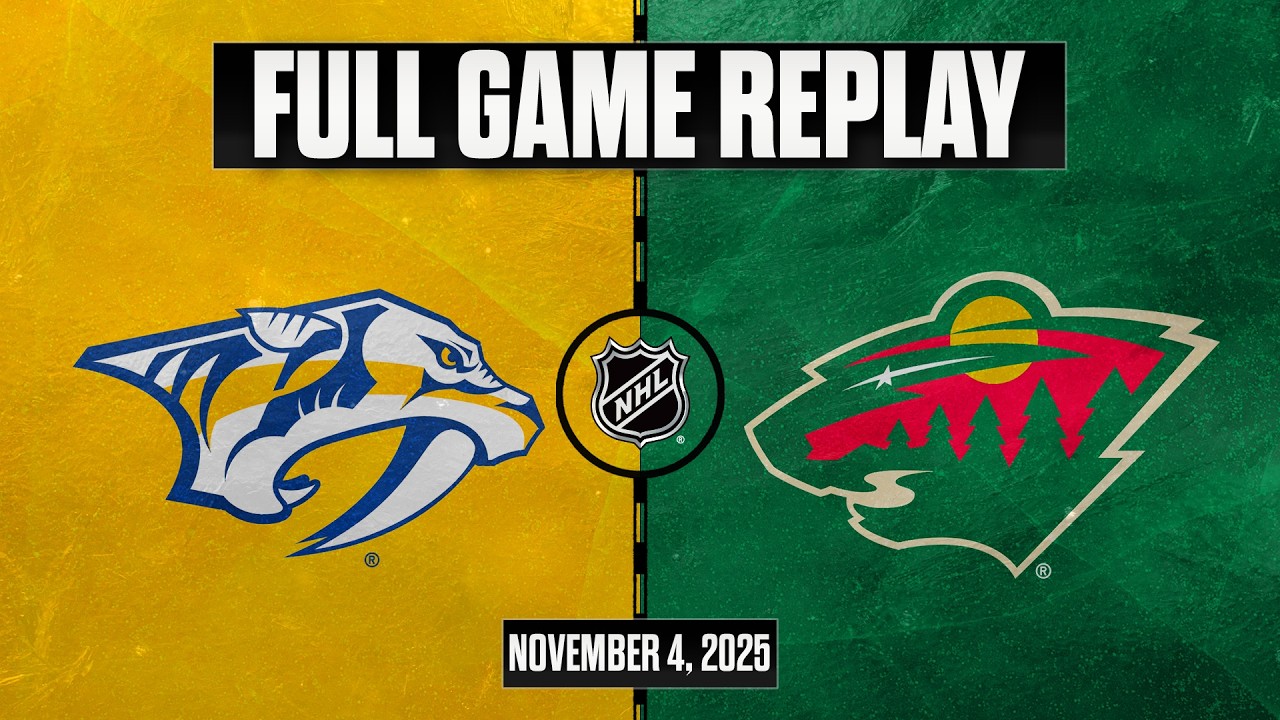 FULL GAME REPLAY: No net, no problem! Predators @ Wild | November 4, 2025