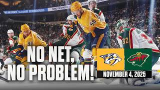 FULL GAME REPLAY: No net, no problem! Predators @ Wild | November 4, 2025