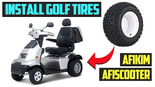 👩‍🔧Installing Golf Tires and GT Shroud Afikim Afiscooter S3 & S4