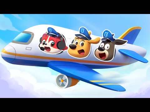 Airplane Safety Tips | Police Rescue | Cartoons for Kids | Sheriff Labrador