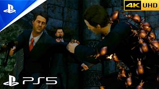 (PS5) EXPLOSIVE BURNING CHATEAU ESCAPE | Chapter 7 - Stay in the Light Gameplay [4K 60] Uncharted 3