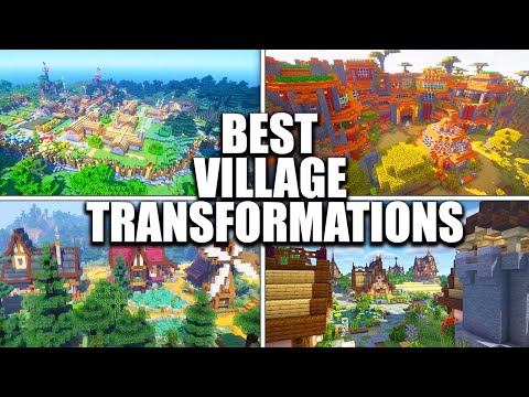 BEST Minecraft Village Transformations of ALL Time