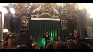 Alì'nghiastrë   ''Non potho reposare'' concerto dal vivo a Trento, 9 Aprile 2016
