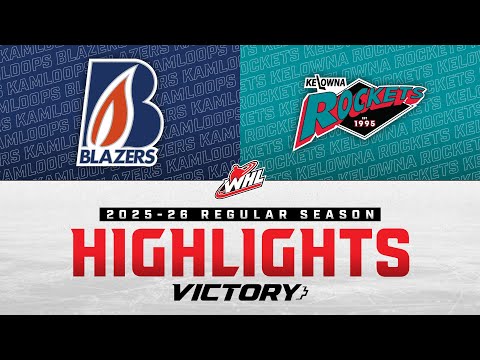Kamloops Blazers at Kelowna Rockets 01/02 | WHL Highlights 2025-26